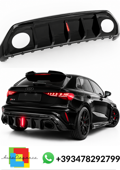 💕ART.10283 DIFFUSORI CON  LED Audi RS3 Sportback 8Y Facelift💕