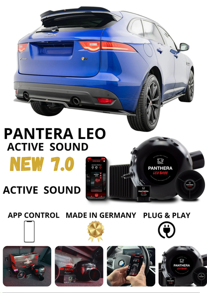 💕Sound Booster Panthera Scarico Elettronico Active Exhaust Jaguar F-Pace 💕