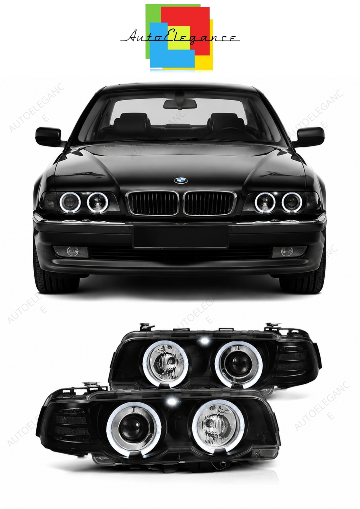 SPLITTER SUITABLE FOR VW GOLF 8 GTI GTD RLINE LOOK GLOSSY BLACK SPORTY DESIGN 