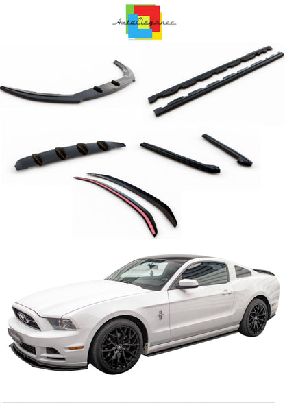 SPLITTER SUITABLE FOR VW GOLF 8 GTI GTD RLINE LOOK GLOSSY BLACK SPORTY DESIGN 