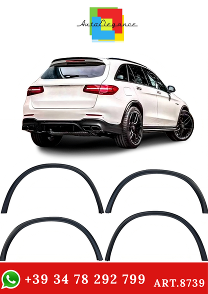 💫ART.8739 Parafanghi per MERCEDES GLC C254 2022+ Nero Lucido💫