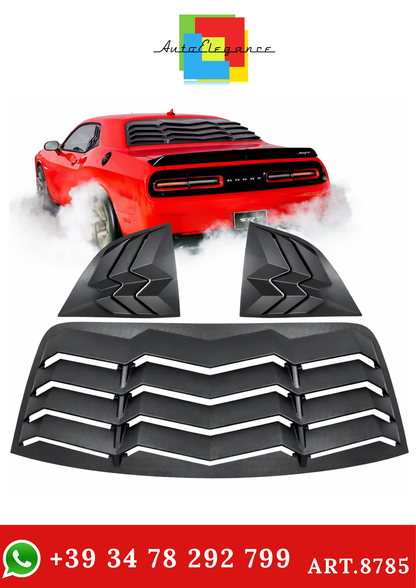 💫ART.8785 Feritoia Posteriore Lunotto Griglia Stile GT Lambo per Dodge Challenger 08-23💫