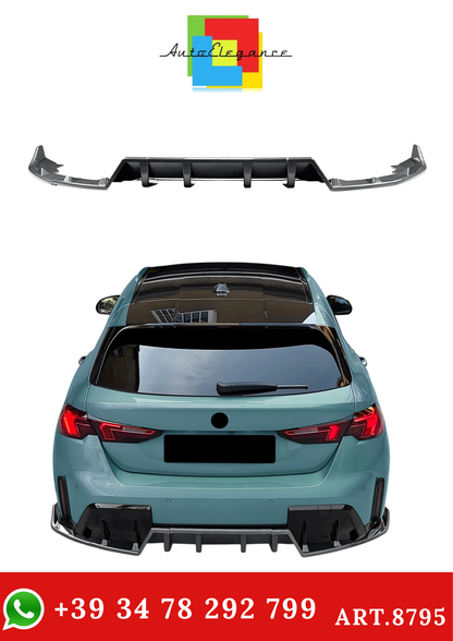 💫ART. 8795 Splitter Posteriore in Carbonio per BMW Serie 1 F70 M Sport 2025+💫
