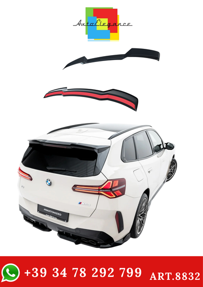 💫ART.8832 Spoiler Posteriore M-Pack Nero Lucido per BMW X3 M50 G45 2024+💫