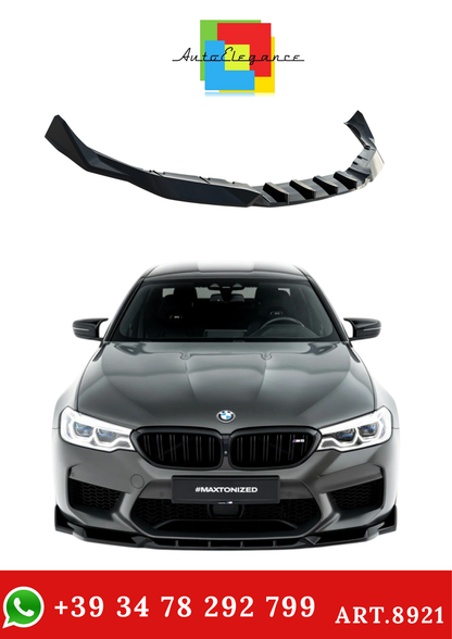 💫ART.8921 Splitter Anteriore Nero Lucido V.3 BMW M5 F90 2017-2020💫