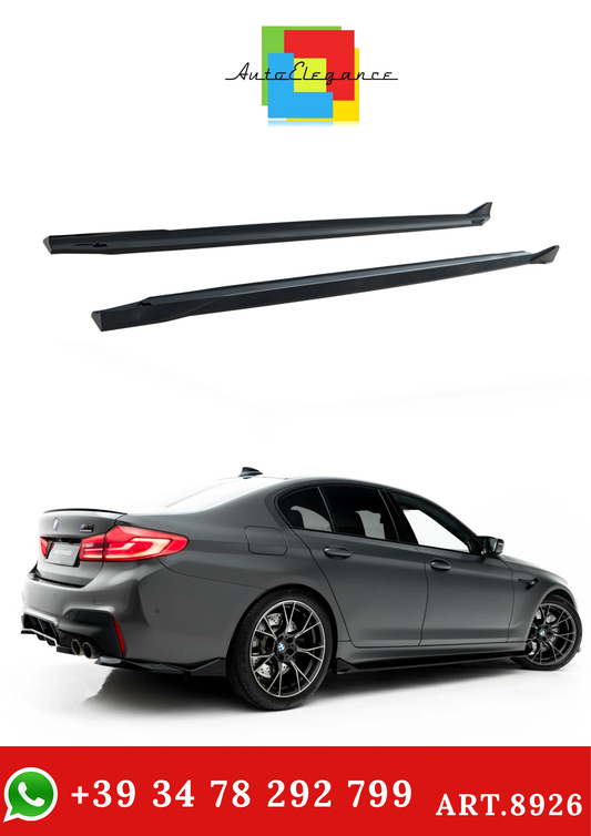 💫ART.8926 Sotto Minigonne V.2 Nero Lucido per BMW M5 F90💫