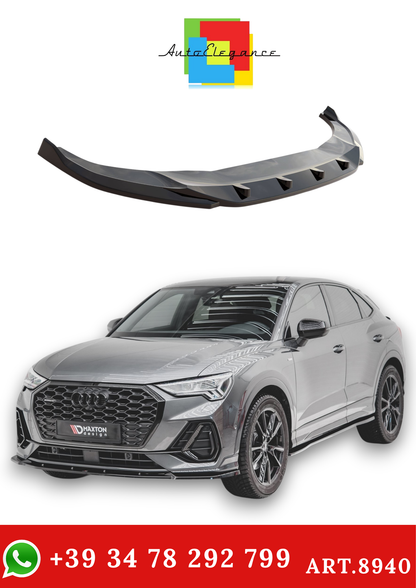 💫ART.8940 Splitter Anteriore V.2 per Audi Q3 Sportback / SUV S-Line F3💫