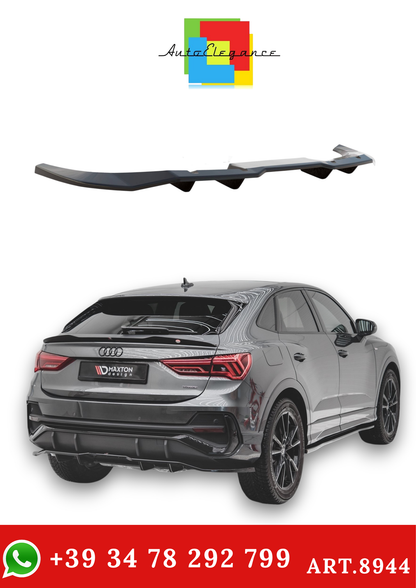 💫ART.8944 Splitter Posteriore (con barre verticali) per Audi Q3 S-Line F3 2019-2025💫