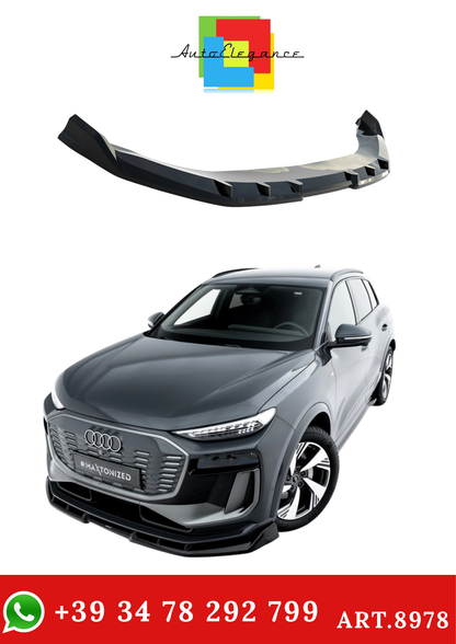 💫ART.8978 Splitter Anteriore per Audi Q6 e-tron Standard / S-Line / SB Mk1 💫