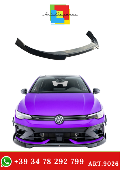 💫ART.9026 Splitter Anteriore V.4 per VW Golf R Hatchback Mk8 Facelift💫