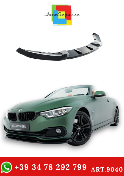 💫ART.9040 Splitter Anteriore per BMW 4 Cabrio / Coupe F32 F33 2014-2020💫