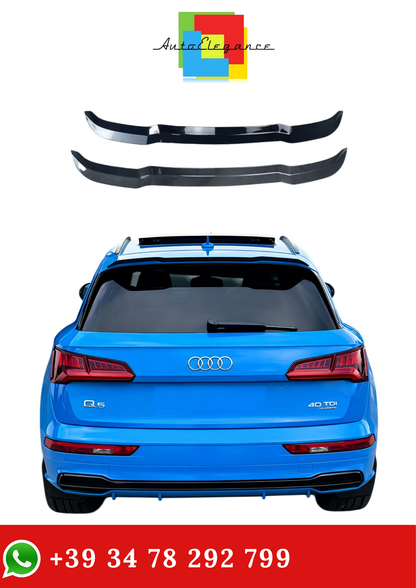💫Spoiler Posteriore Nero Lucido / Carbonio per Audi SQ5/Q5 S-line Mk 2 17-24💫