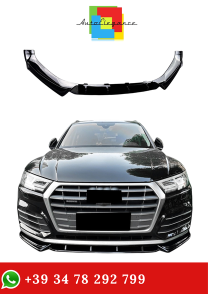 💫Splitter Anteriore Nero Lucido - AUDI Q5 FY S-line 2018+ 💫