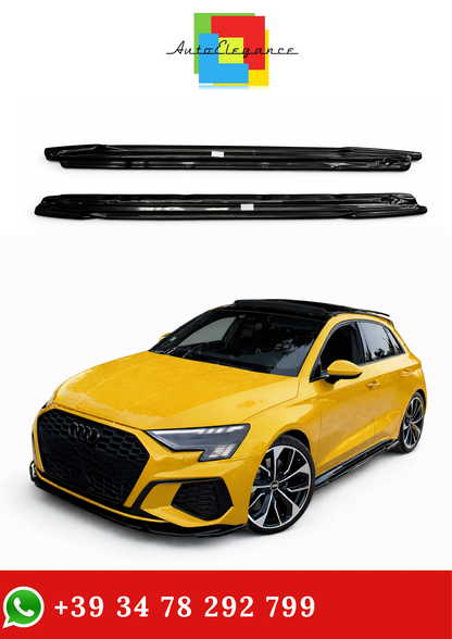 💫SOTTO MINIGONNE A3 8Y S3 2020-2024 (Sedan/Sportback) NERO LUCIDO💫