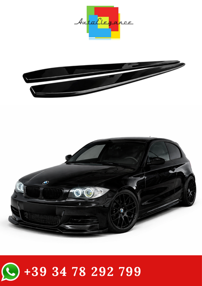 💫Sotto Minigonne in ABS per BMW Serie 1 M1 E81 E87 Nero💫