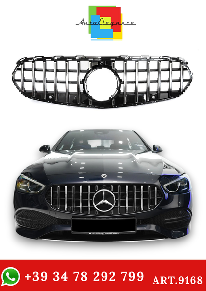 💫ART.9168 GRIGLIA SPORTIVA NERO CROMATO per MERCEDES W206 / S206 21-💫