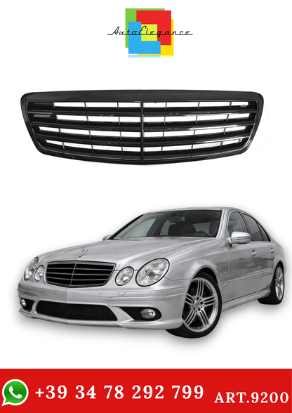 💫ART.9200 Griglia Nero Lucido per MERCEDES W211 / S211 2002-2006💫
