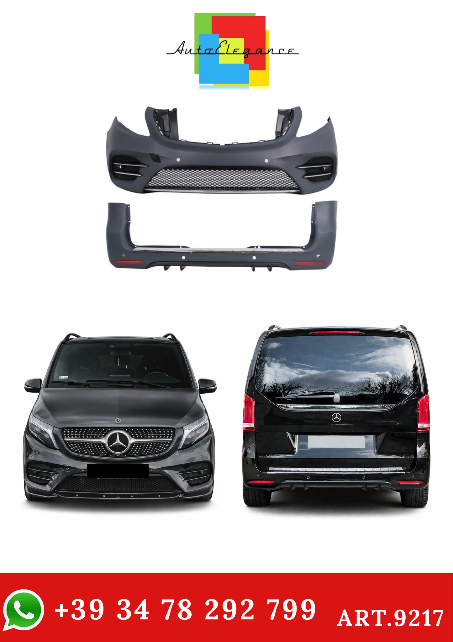 💫ART.9217 Bodykit AMG Line per Mercedes Vito (W447) (2014-2020)💫