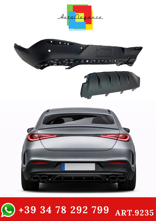 💫ART.9235 Diffusore + Terminali per Mercedes C254 GLC 2023+ in stile AMG GLC63💫