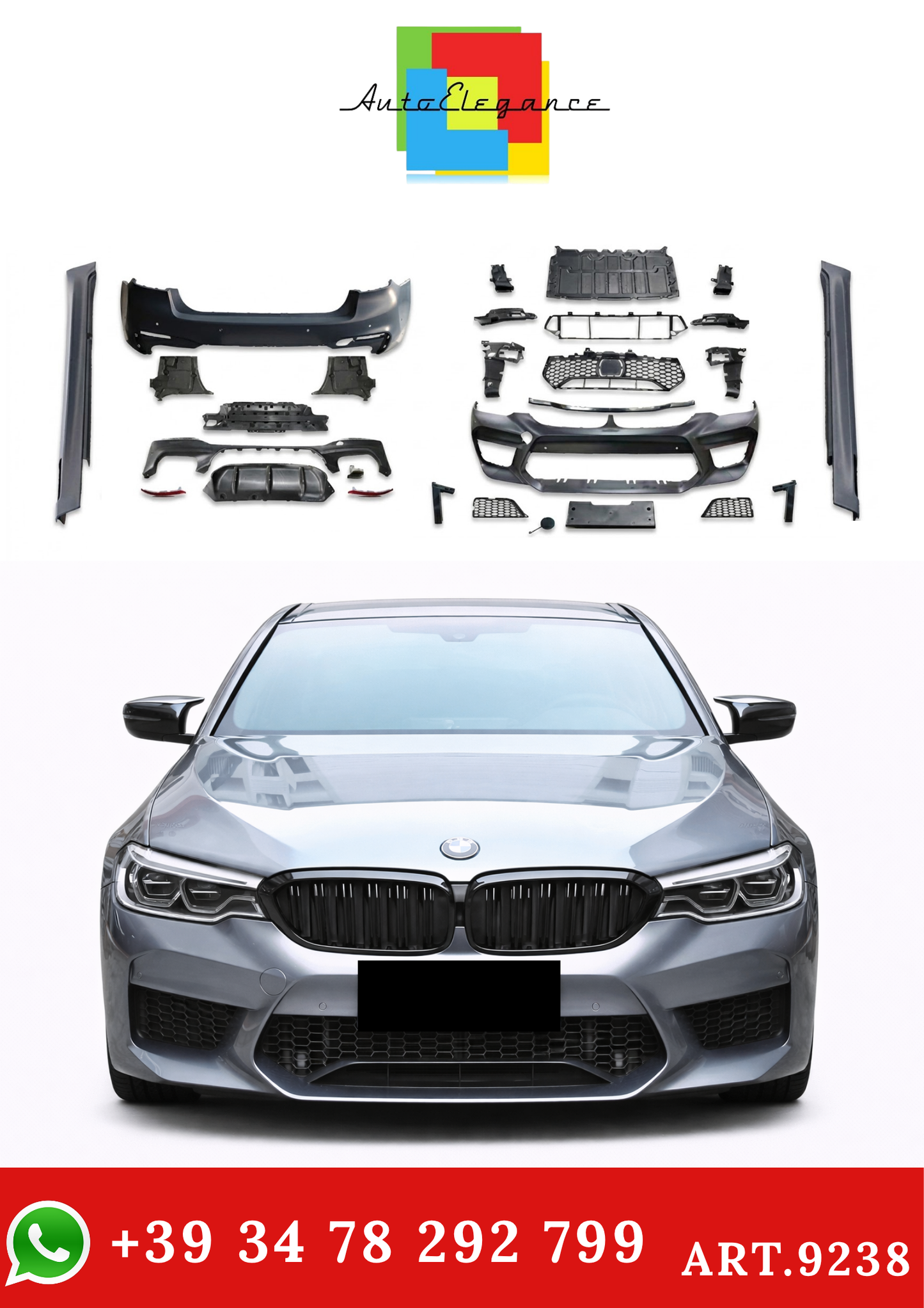 💫ART.9238 Bodykit in stile M5 per BMW Serie 5 (G30) (2017-2020)💫