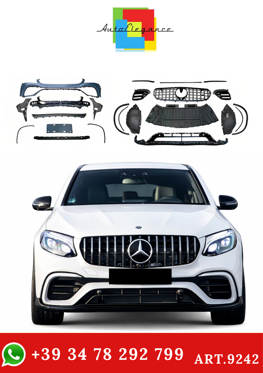 💫ART.9242 Paraurti Anteriore in stile GLC63 AMG per GLC SUV Coupe 2015-2019💫