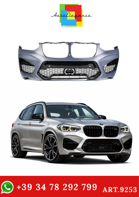 💫ART.9253 Paraurti Anteriore in Stile X3M/X4M per BMW G01 G02 2017-2021💫