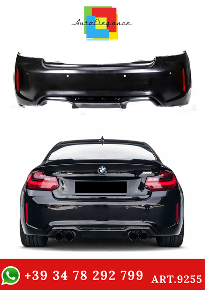 💫ART.9255 Paraurti Posteriore in Stile M2 per BMW Serie 2 (F22, F23) 2012+💫
