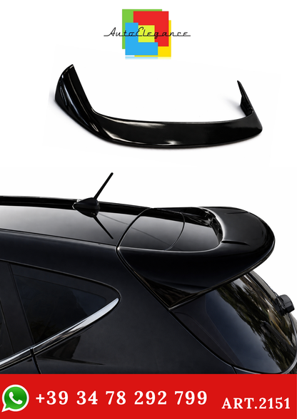💫ART.2151 Spoiler Tetto Nero Lucido per Ford Fiesta MK8 2017-2021 Look RC💫