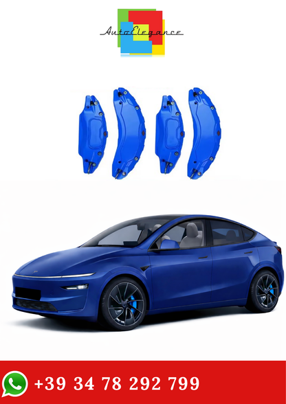 💫Copri Pinze Freno per Tesla Model Y Juniper 2025 2026 RWD Azzurro💫