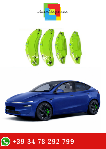 💫Copri Pinze Freno per Tesla Model Y Juniper 2025 2026 RWD Verde💫