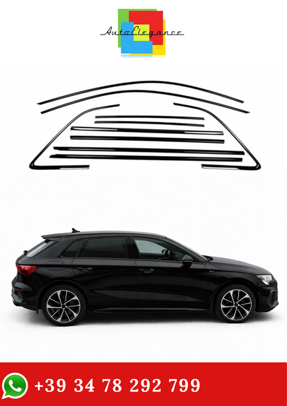 💫Finestrini Profili Cornice Nero per A3 8Y 2020 - 2024 (10 pezzi)💫
