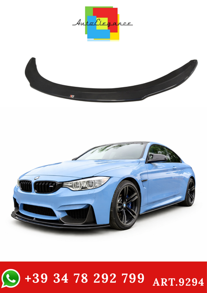 💫ART.9294 Splitter Anteriore Nero Lucido per BMW M4 F82 M-Performance💫