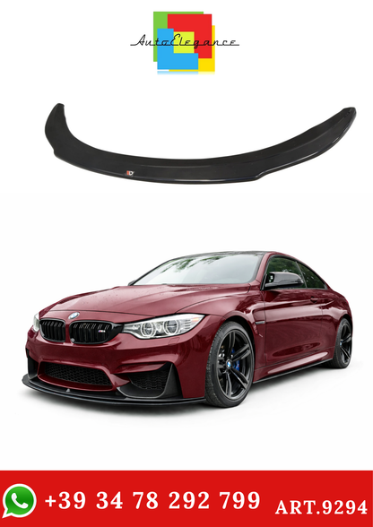 💫ART.9294 Splitter Anteriore Nero Lucido per BMW M4 F82 M-Performance💫