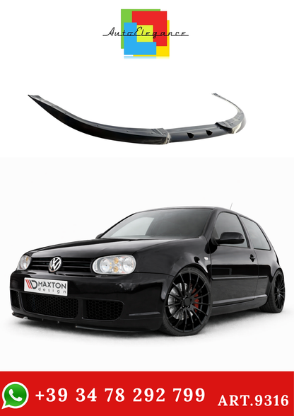 💫ART.9316 Splitter Anteriore Nero Lucido (stile Cupra) per VW Golf IV R32💫