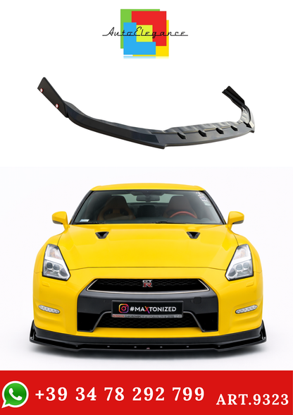 💫ART.9323 Splitter Anteriore + Flaps per Nissan GTR R35 Facelift 2011-2016💫