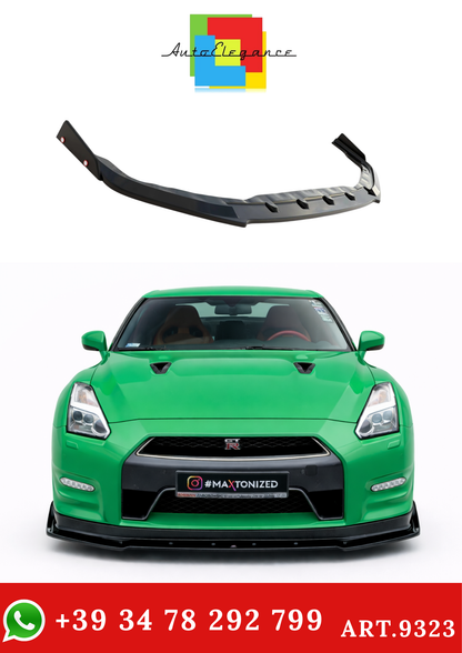 💫ART.9323 Splitter Anteriore + Flaps per Nissan GTR R35 Facelift 2011-2016💫