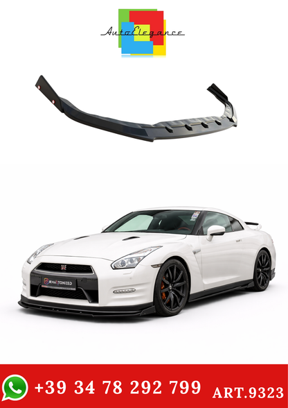 💫ART.9323 Splitter Anteriore + Flaps per Nissan GTR R35 Facelift 2011-2016💫