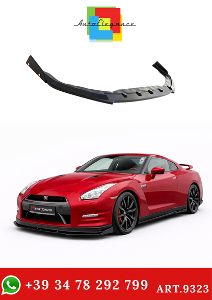 💫ART.9323 Splitter Anteriore + Flaps per Nissan GTR R35 Facelift 2011-2016💫