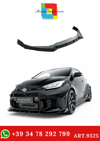 💫ART.9325 Splitter Anteriore + Flaps per Toyota GR Yaris Mk4 Restyling💫