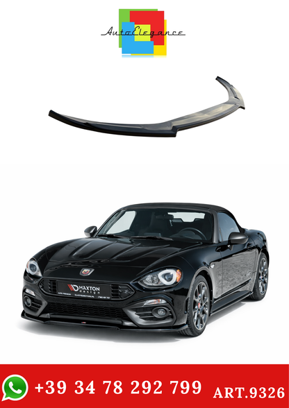 💫ART.9326 Splitter Anteriore Nero Lucido per Abarth 124 Spider 2017+💫