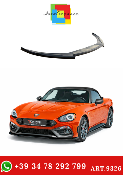 💫ART.9326 Splitter Anteriore Nero Lucido per Abarth 124 Spider 2017+💫