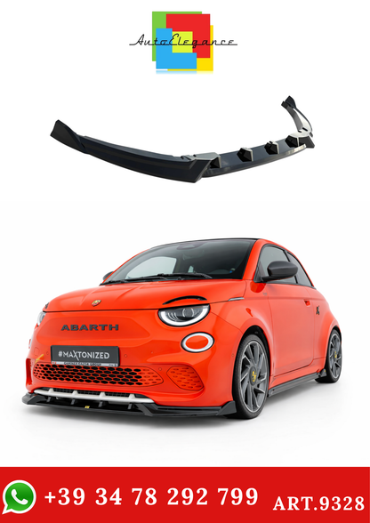 💫ART.9328 Splitter Anteriore Nero Lucido per Abarth 500e 2023+💫