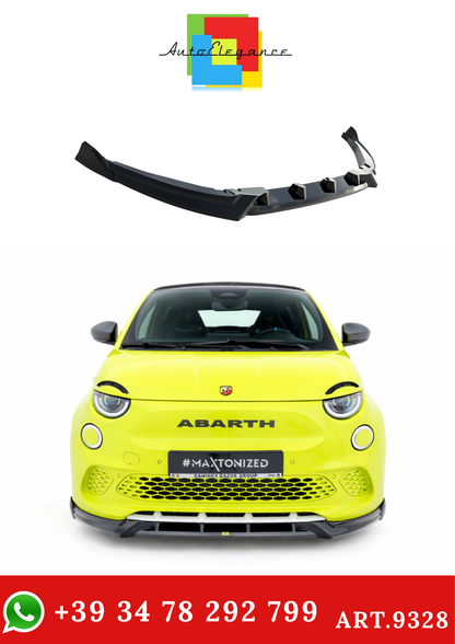 💫ART.9328 Splitter Anteriore Nero Lucido per Abarth 500e 2023+💫