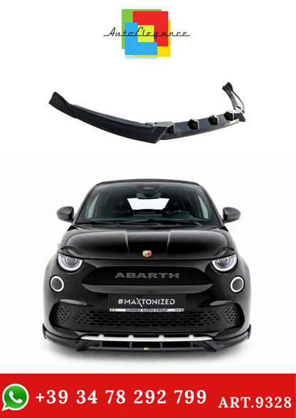 💫ART.9328 Splitter Anteriore Nero Lucido per Abarth 500e 2023+💫
