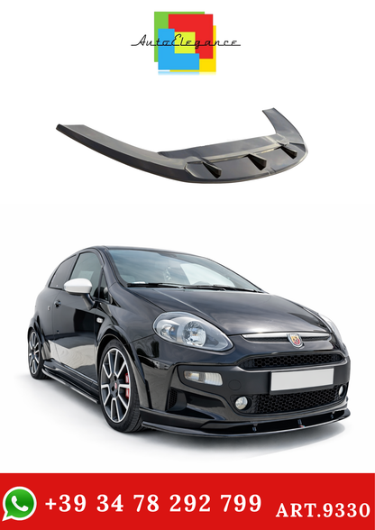💫ART.9330 Splitter Anteriore Nero Lucido per Abarth Punto Evo 2010-2014💫
