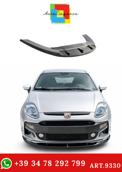 💫ART.9330 Splitter Anteriore Nero Lucido per Abarth Punto Evo 2010-2014💫