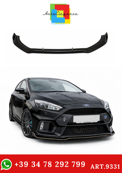 💫ART.9331 Splitter Anteriore in fibra di vetro per Ford Focus RS Mk3💫