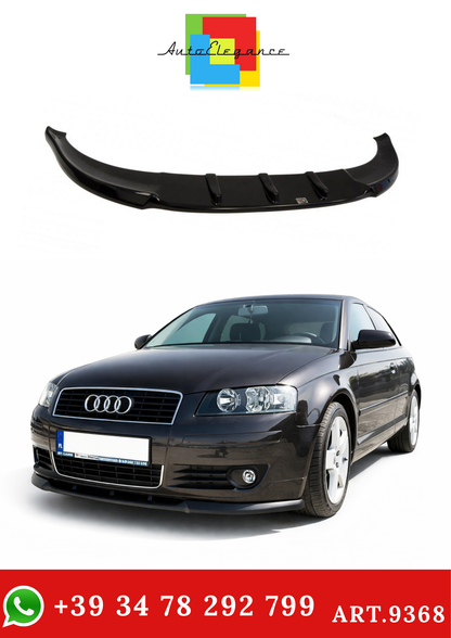 💫ART.9368 SPLITTER ANTERIORE PER AUDI A3 8P (PREFACE MODEL) 2003-2005💫