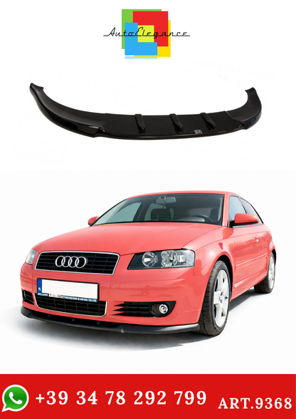 💫ART.9368 SPLITTER ANTERIORE PER AUDI A3 8P (PREFACE MODEL) 2003-2005💫