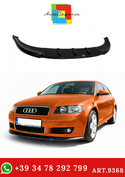 💫ART.9368 SPLITTER ANTERIORE PER AUDI A3 8P (PREFACE MODEL) 2003-2005💫